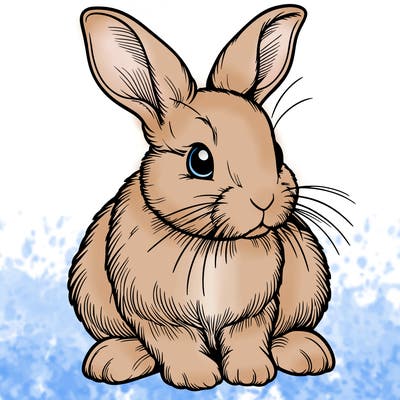 realistic rabbit