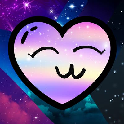 a blank heart