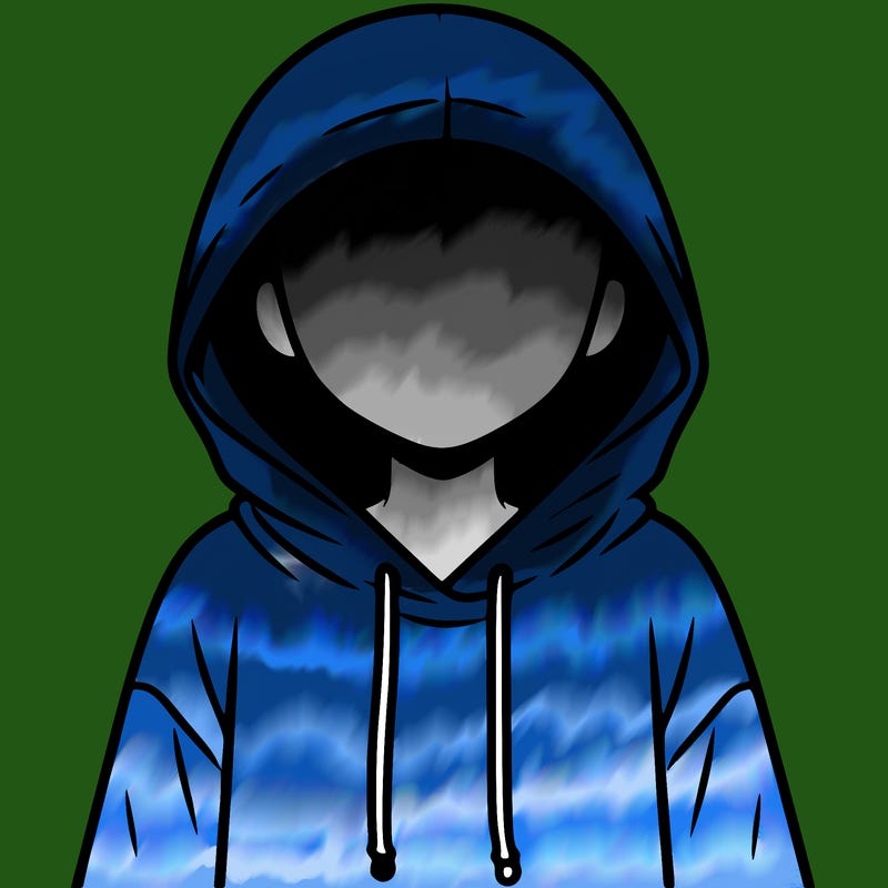 faceless girl in hoodie