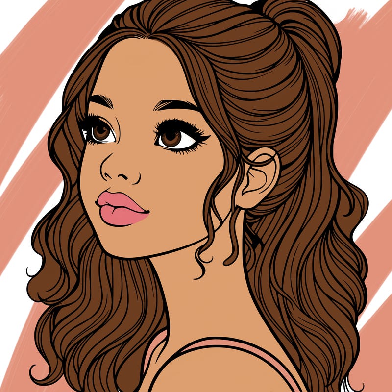 beautiful realistic girl