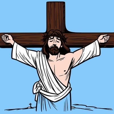 jesus on the cross