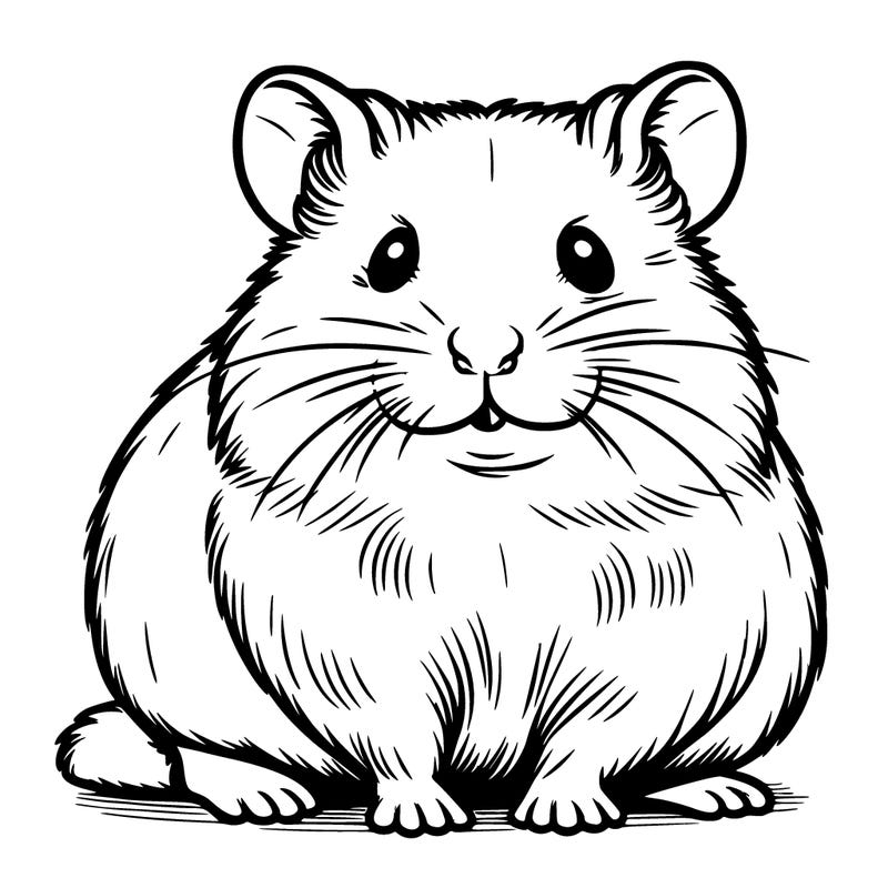 realistic hamster