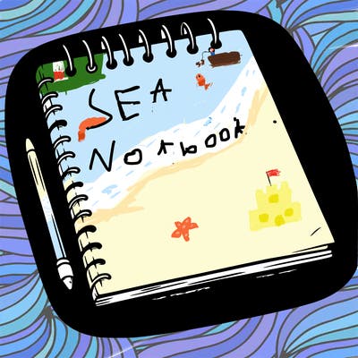 a blank sketch pad