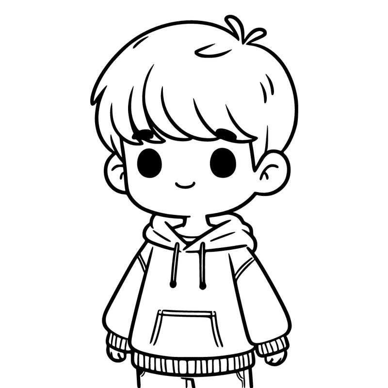 boy in a sweat shirt