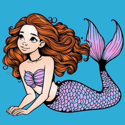 a realistic mermaid