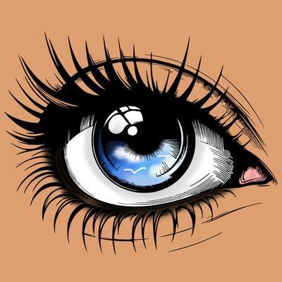 realistic eye