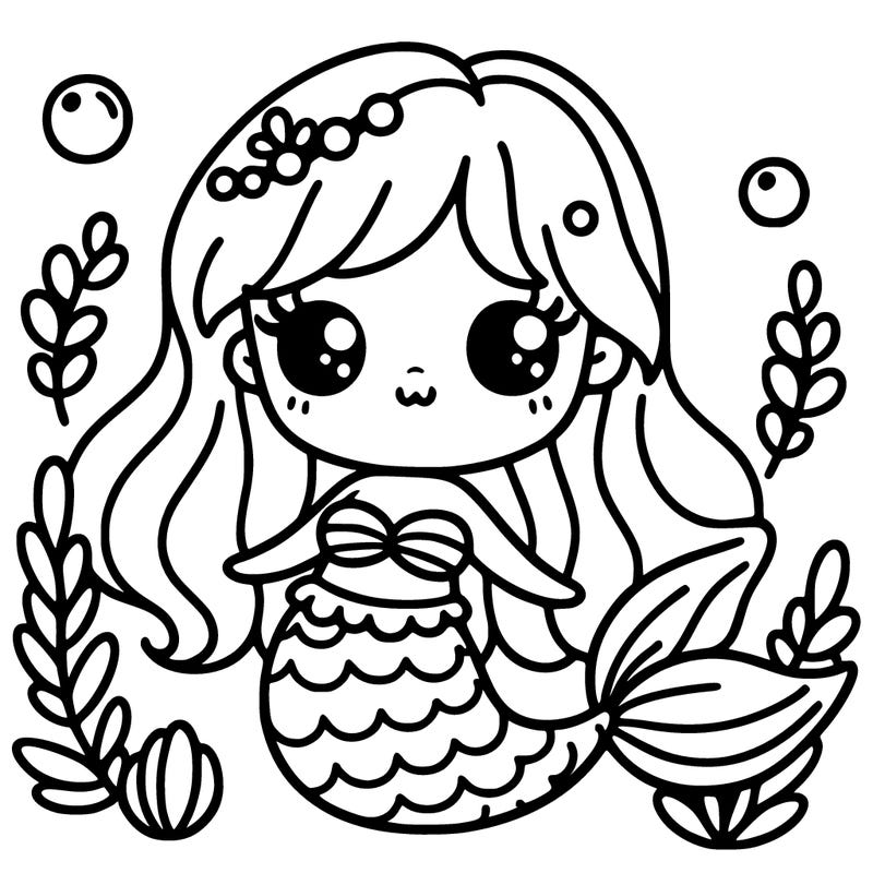 cute mermaid