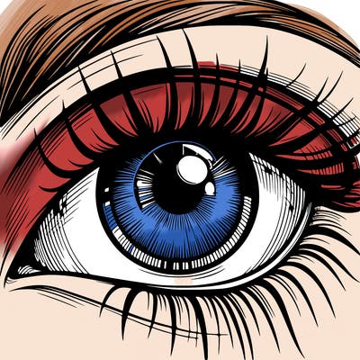 a real eye real realistic super realistic