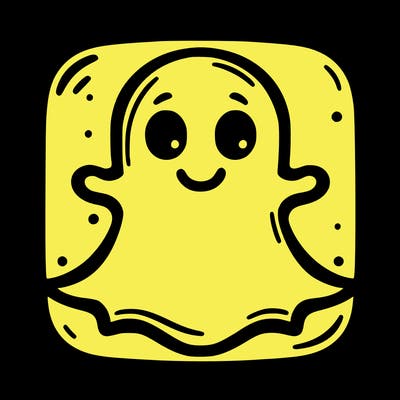 snap chat the app symbol