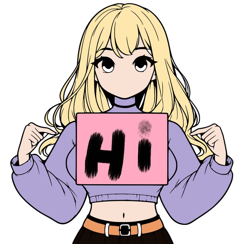 girl holding a blank sign in a long sleeve crop top