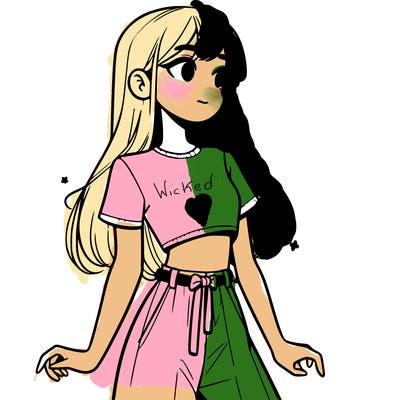 girl in a cute crop top