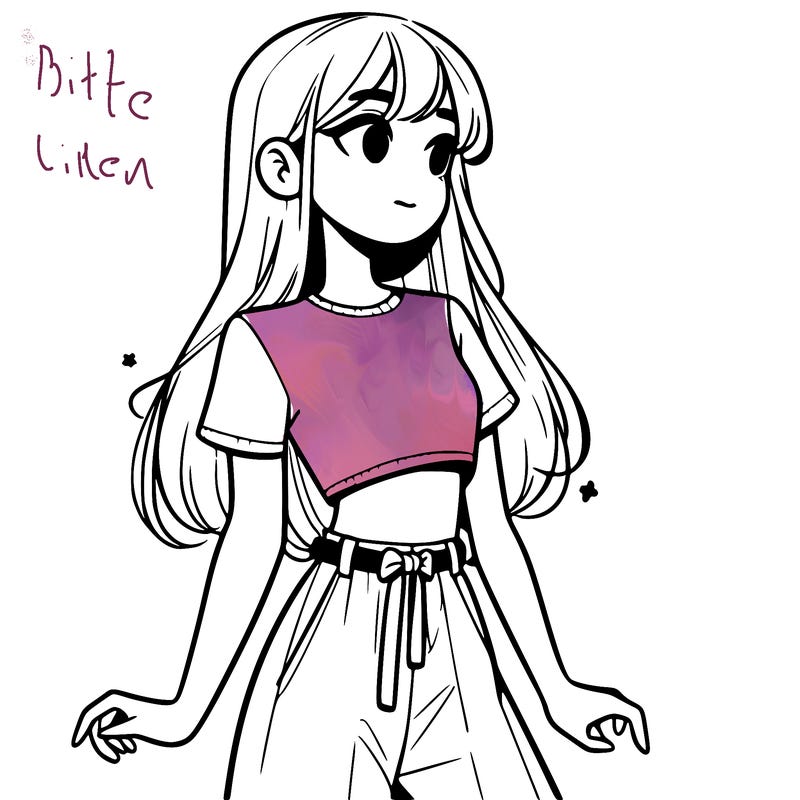 girl in a cute crop top