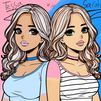 realistic twin sisters