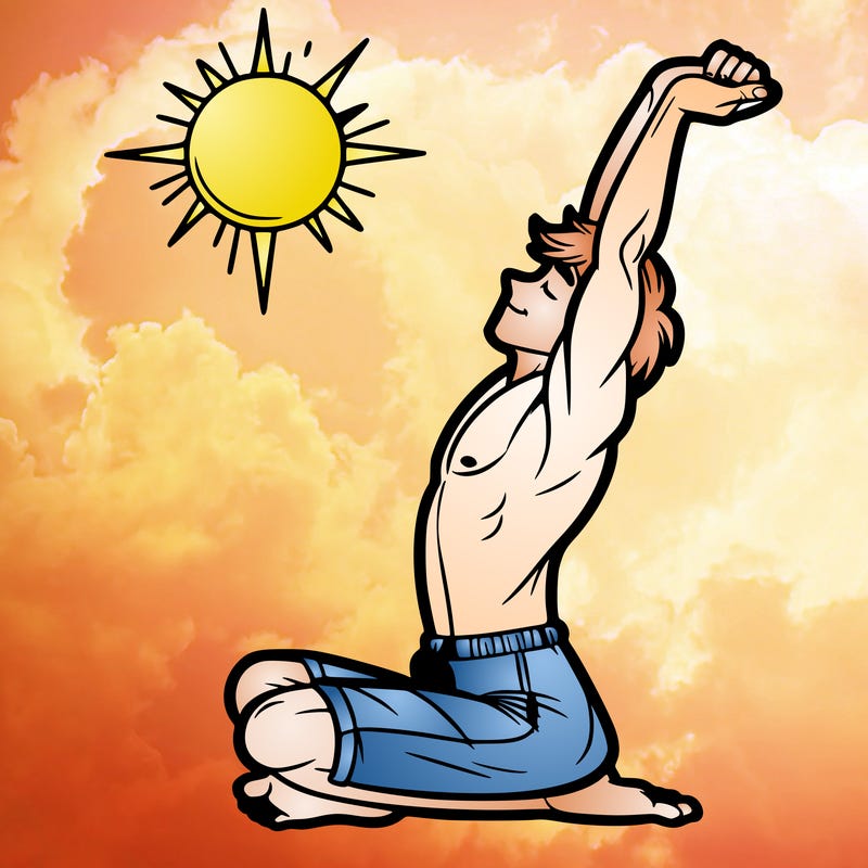 human stretch of the day