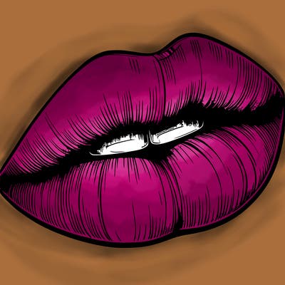 realistic lips