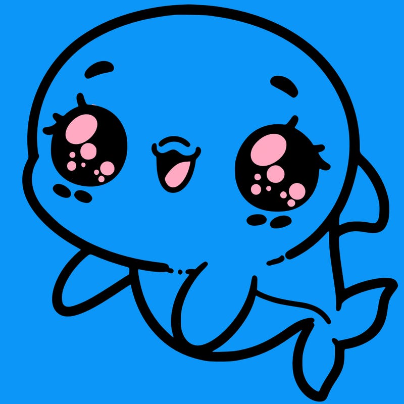 cute kawaii dolphin