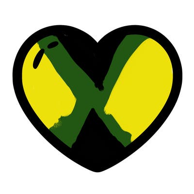 a blank heart