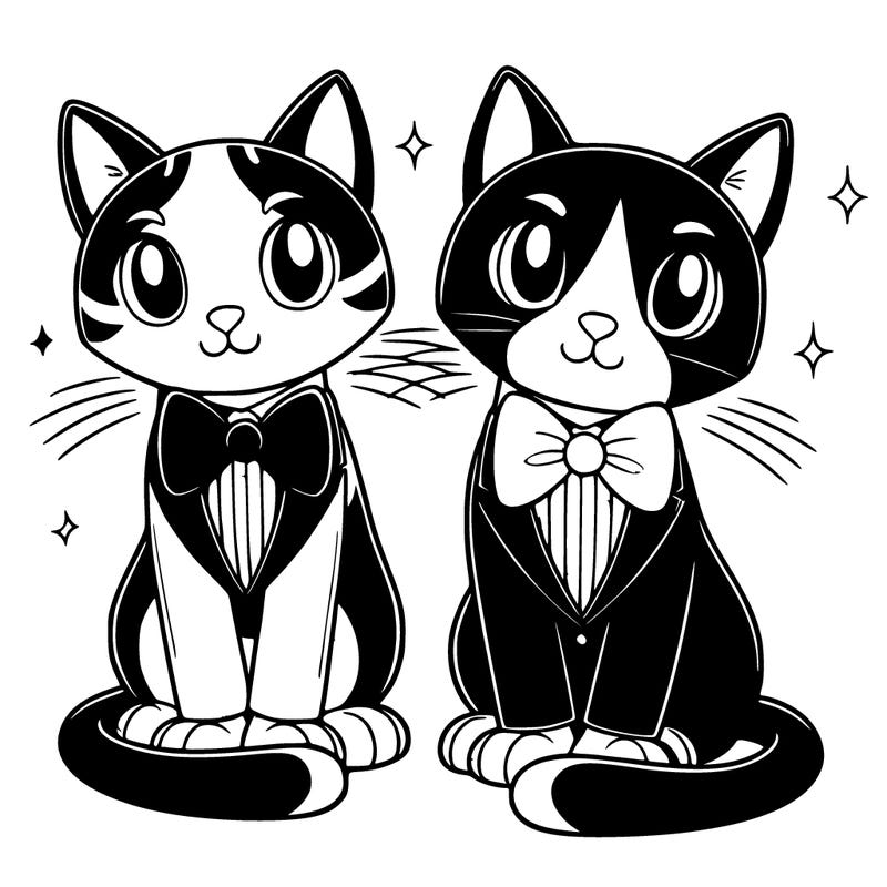 tuxedo cats