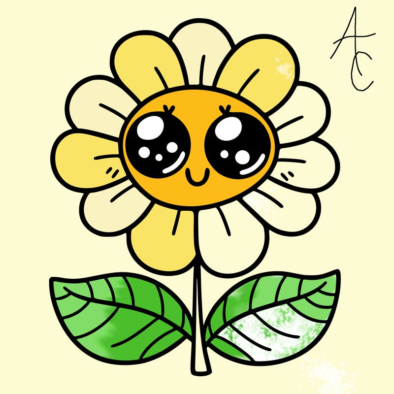 flower with eyes