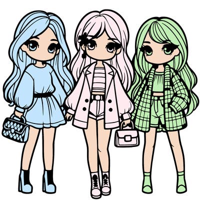 girls with fashion