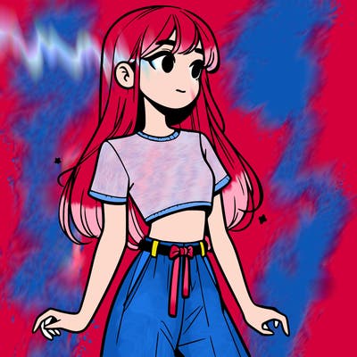 girl in a cute crop top