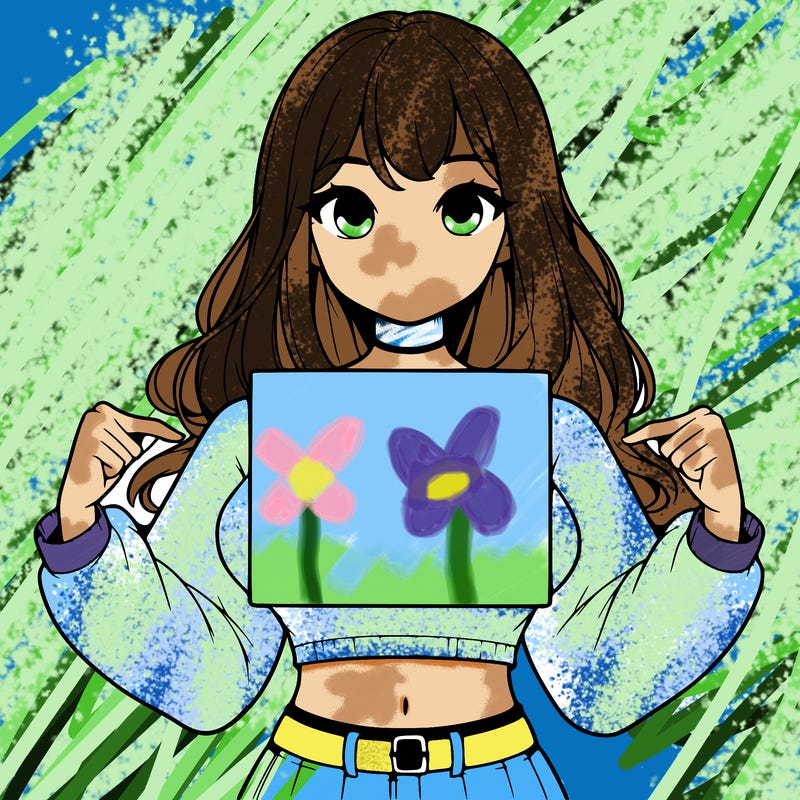 girl holding a blank sign in a long sleeve crop top