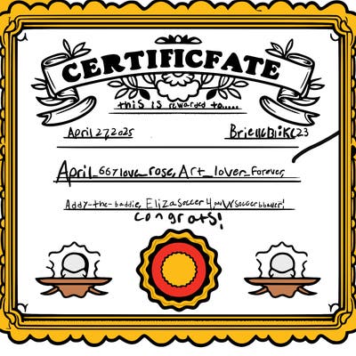 certificate paper
