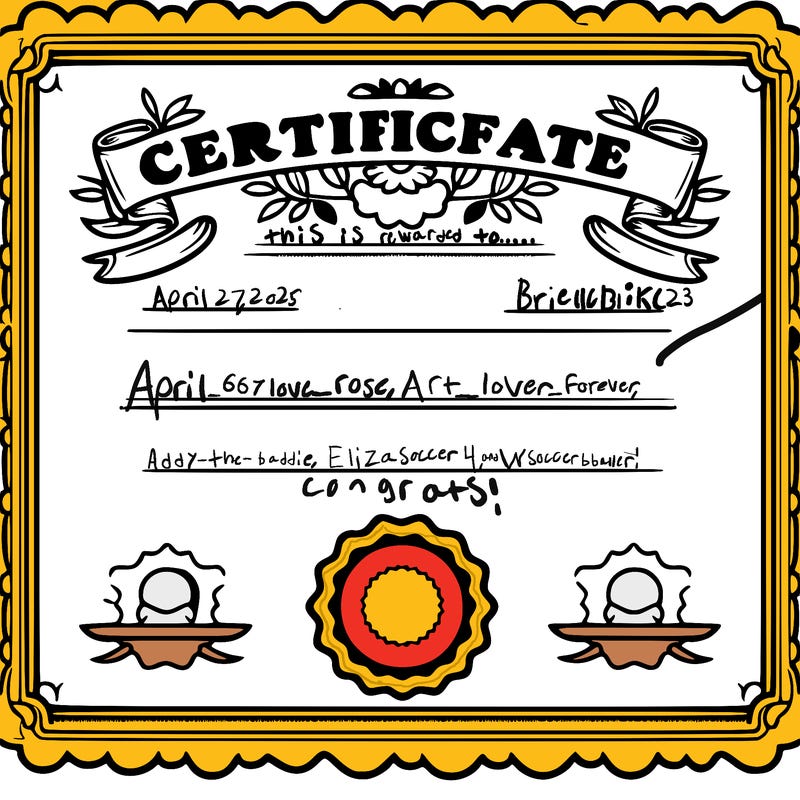 certificate paper