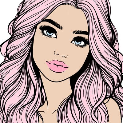 beautiful realistic girl