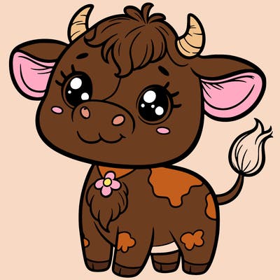 cute cow