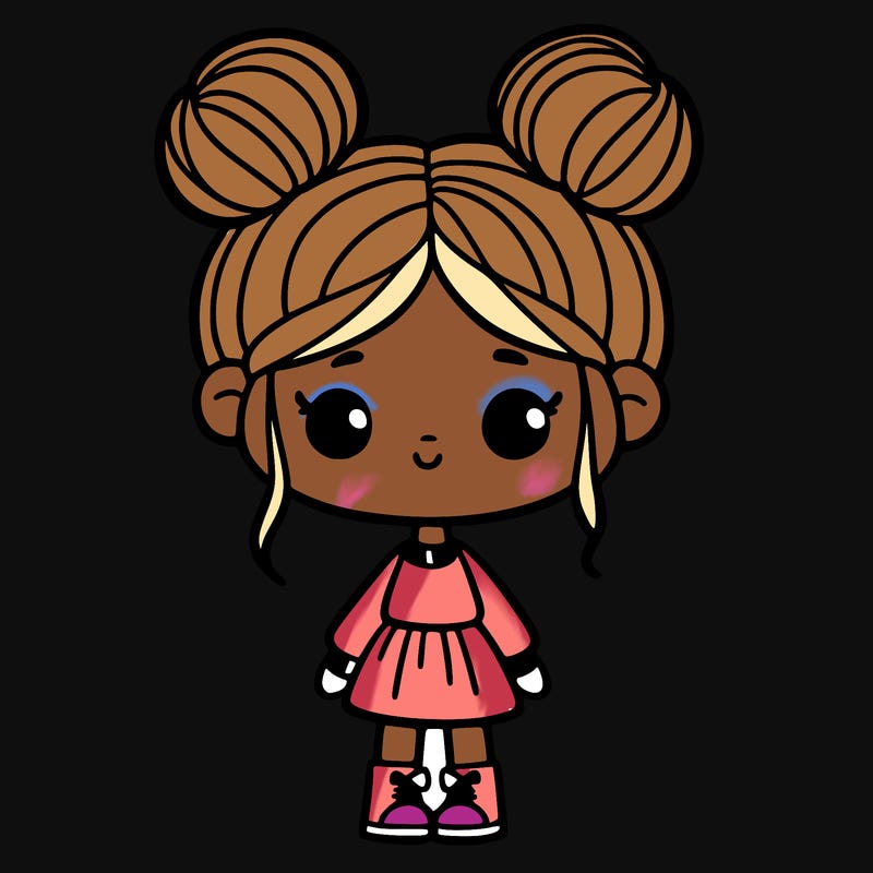 girl with buns