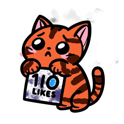 a cat begging for 10 likes