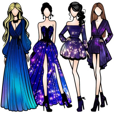 fashion models dresses