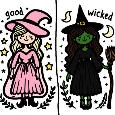 wicked glinda and elphaba