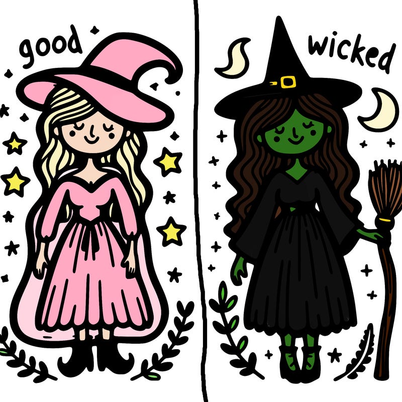 wicked glinda and elphaba
