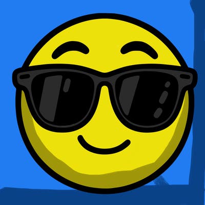 emoji with sunglasses
