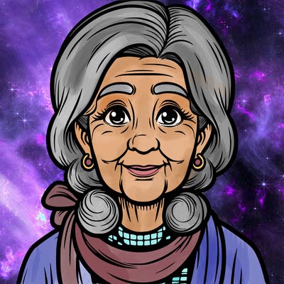 realistic old ladey