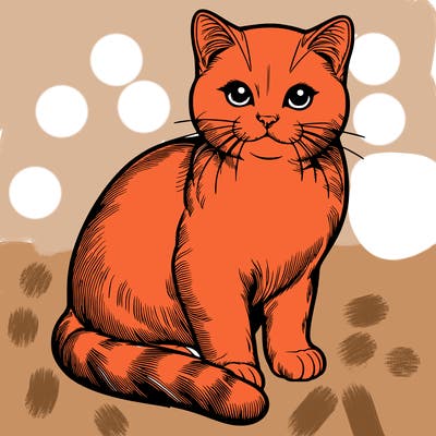 realistic cat