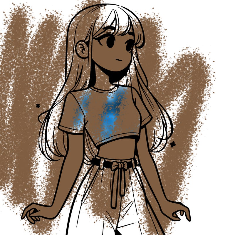 girl in a cute crop top