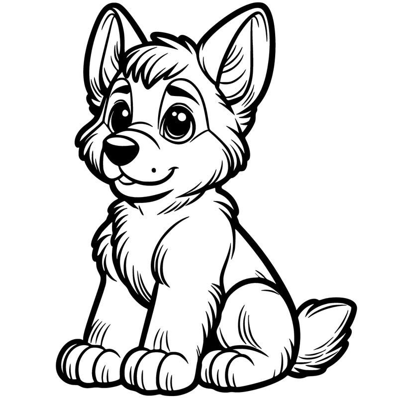 german shepherd puppy