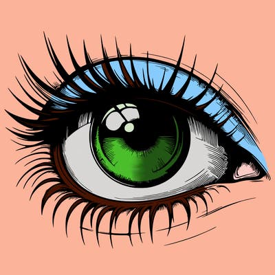 realistic eye