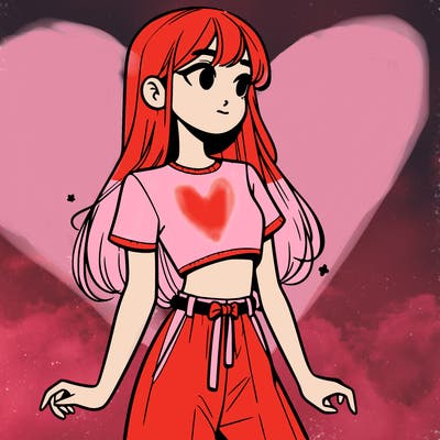 girl in a cute crop top