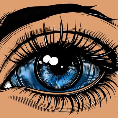 realistic eye
