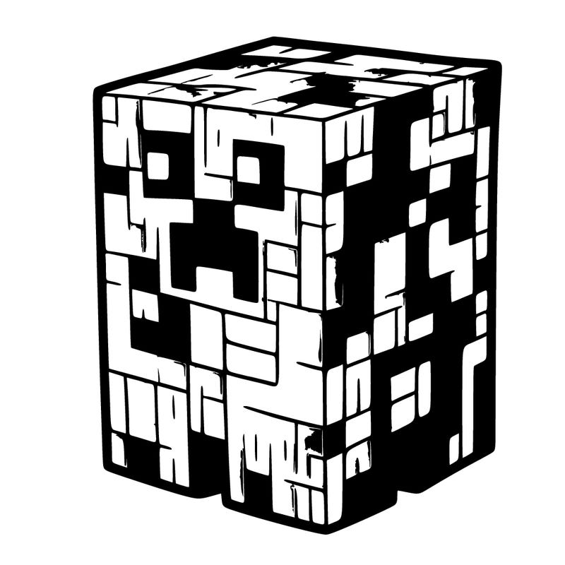 a creeper from minecraft