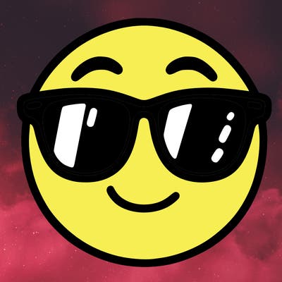 emoji with sunglasses