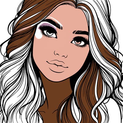beautiful realistic girl