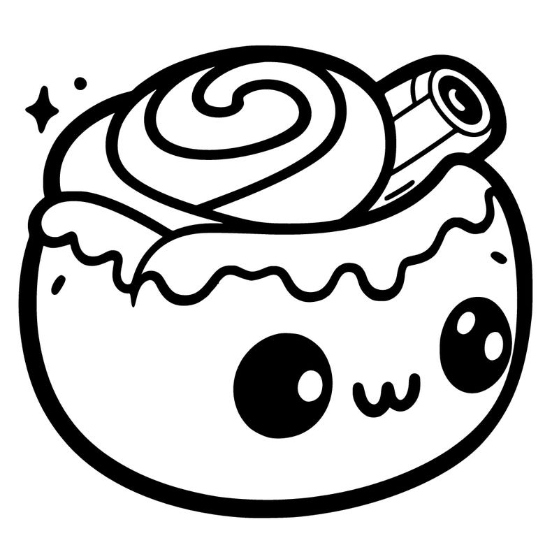 cinnamon roll from hello kitty and friends