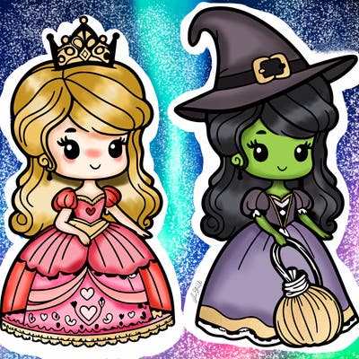 princess as a witch