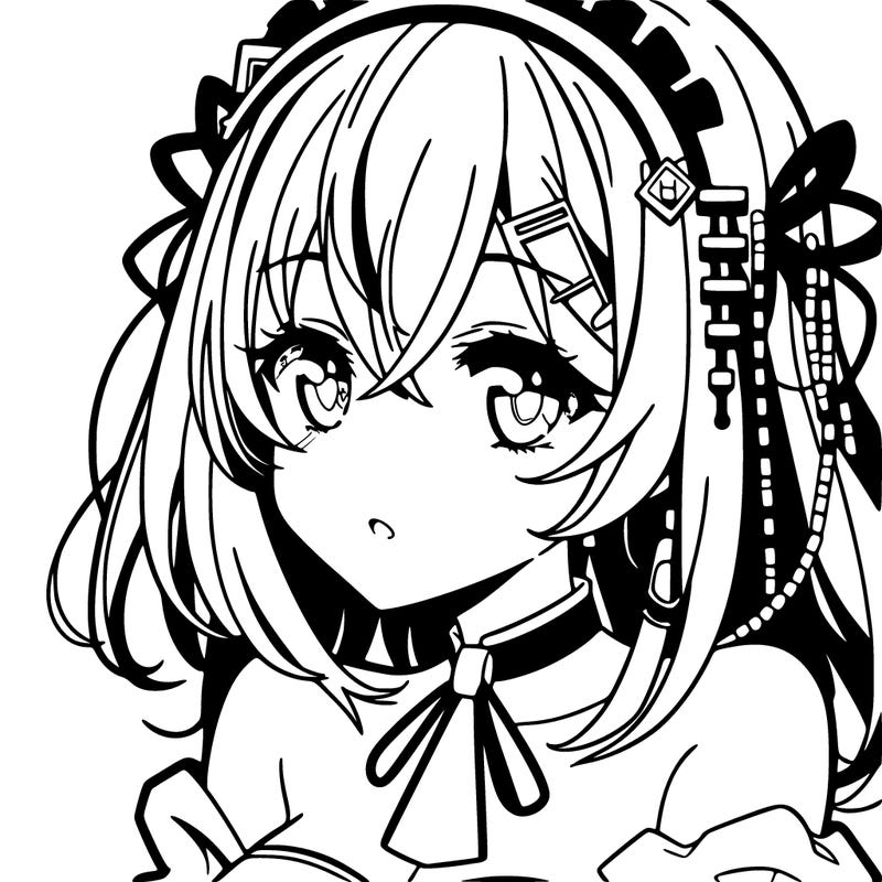 manga character female pretty