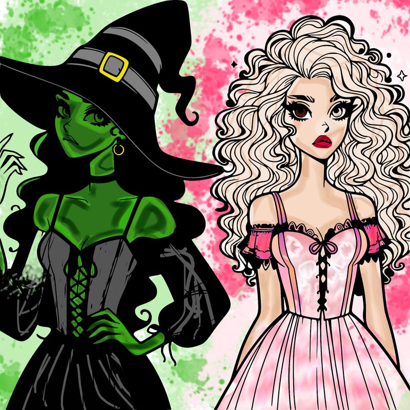 elphaba and glinda